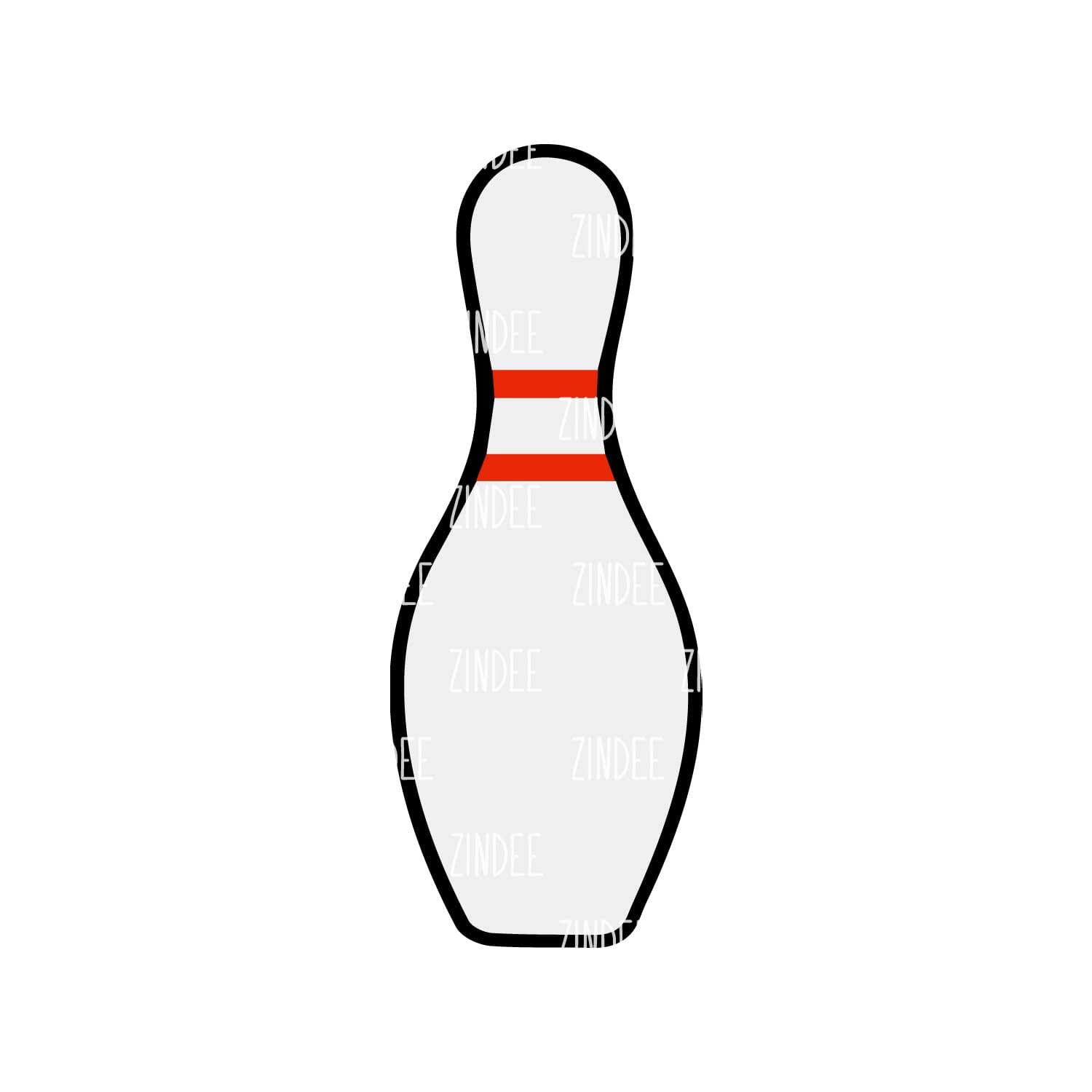 Alternative view of Bowling Pin acrylic blank (3 inch)