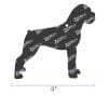 Boxer acrylic blank (3 inch)
