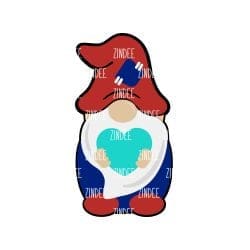 Boy Gnome Acrylic Blank- Sticker- UV DTF (2 inch) NO HOLE