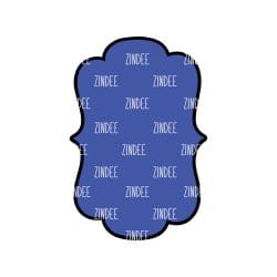 Alternative view of Bracket Frame – Acrylic Keychain Blank (2") | Optional Sticker or UV DTF