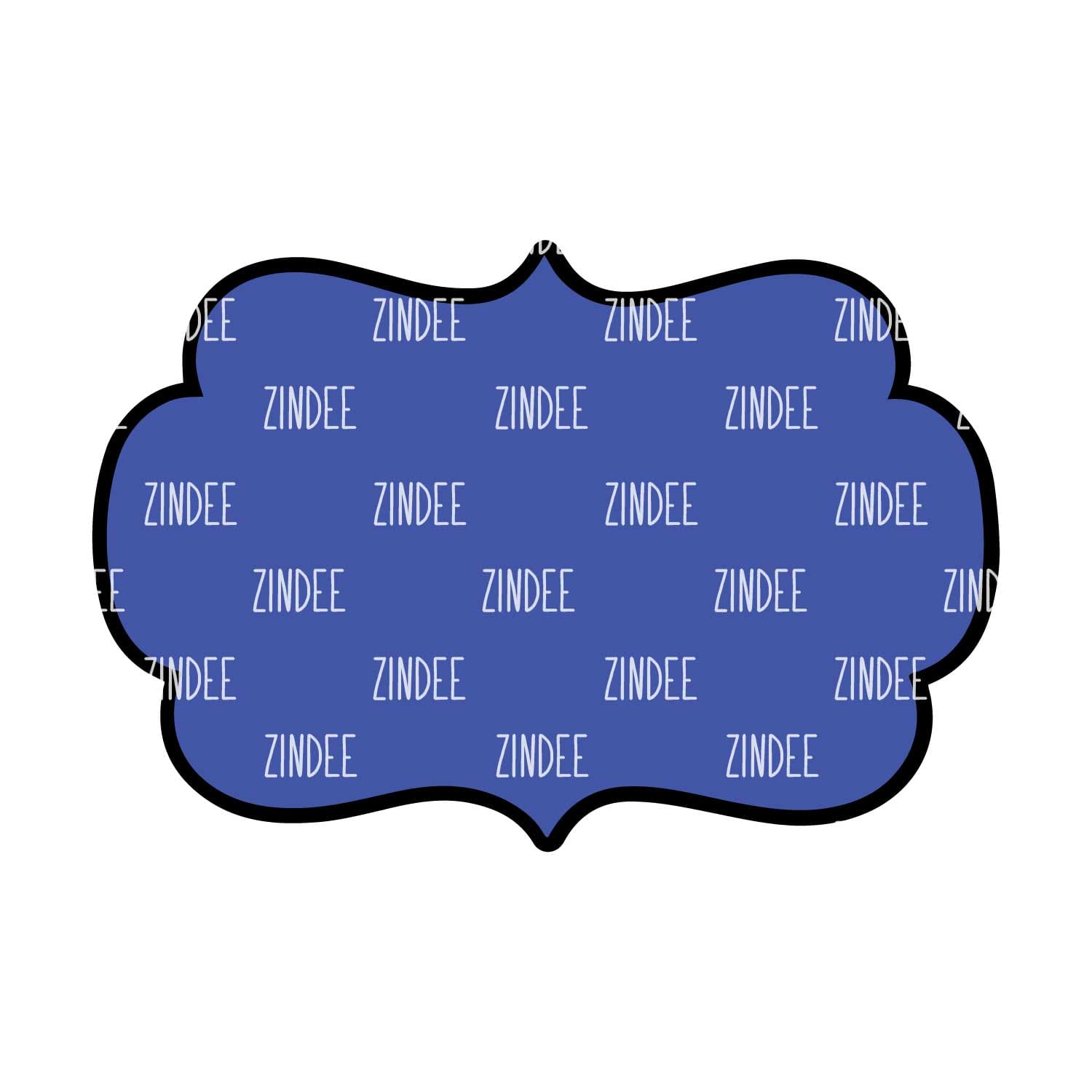 Alternative view of Bracket Frame 2 inch NO HOLE (White Acrylic)