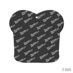 Alternative view of Bread – Acrylic Keychain Blank (3") | Optional Sticker or UV DTF