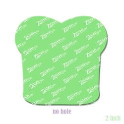 Alternative view of Bread – Acrylic Badge Reel Blank (2") No Hole | Optional Sticker or UV DTF