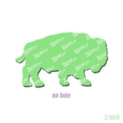 Alternative view of Buffalo – Acrylic Badge Reel Blank (2") No Hole | Optional Sticker or UV DTF