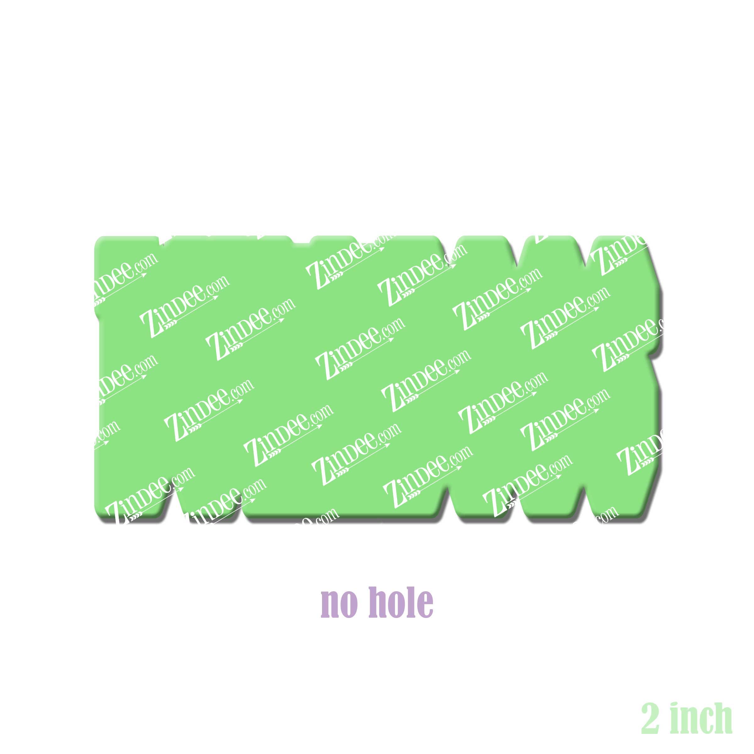 Alternative view of Bulldogs (word) Acrylic Blank- Sticker- UV DTF (2 inch) NO HOLE