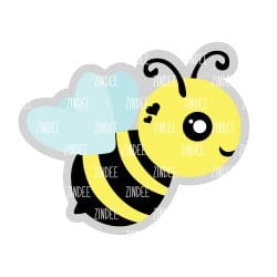 Bumblebee Baby – Acrylic Badge Reel Blank (2") No Hole | Optional Sticker or UV DTF