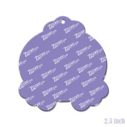 Alternative view of Bunny Butt Acrylic Blank- Sticker- UV DTF (2.5 inch)