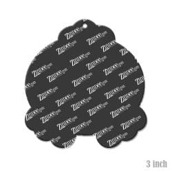 Alternative view of Bunny Butt Acrylic Blank- Sticker- UV DTF (3 inch)