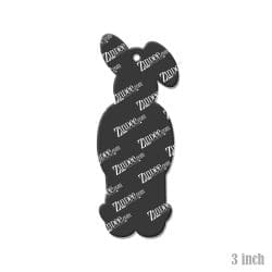 Alternative view of Bunny Suit Acrylic Blank- Sticker- UV DTF (3 inch)