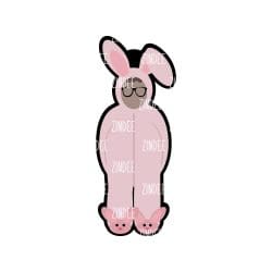 Bunny Suit Acrylic Blank- Sticker- UV DTF (2.5 inch)