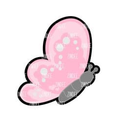Butterfly Baby – Acrylic Badge Reel Blank (2") No Hole | Optional Sticker or UV DTF