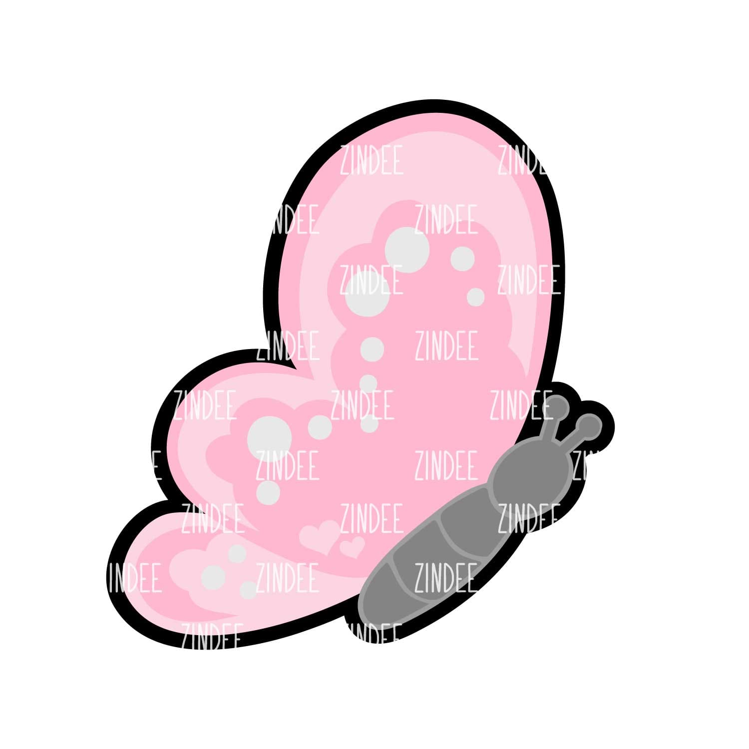 Butterfly Baby Acrylic Blank- Sticker- UV DTF (3 inch)