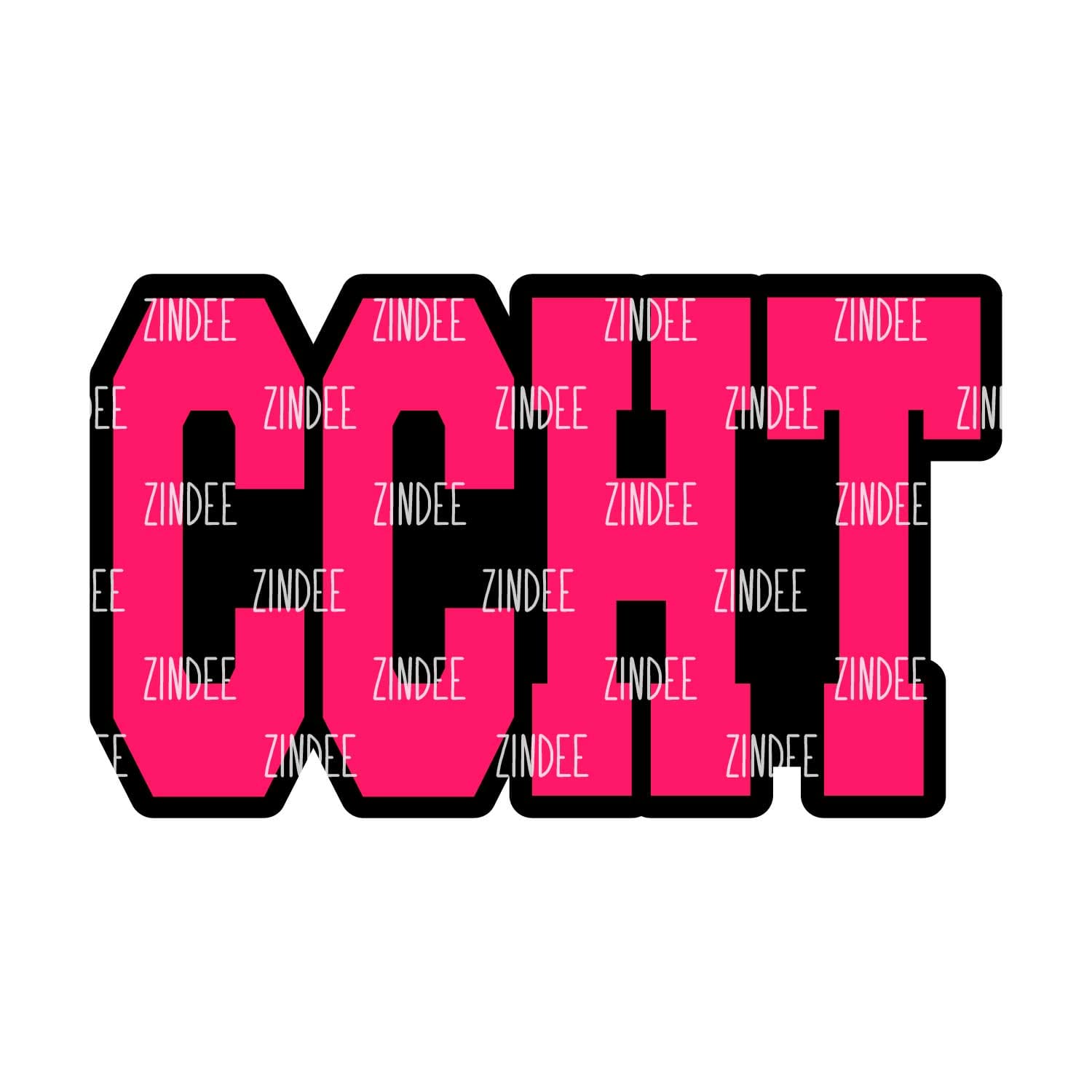 Alternative view of CCHT Acrylic Blank- Sticker- UV DTF (2 inch) NO HOLE (5 piece minimum)