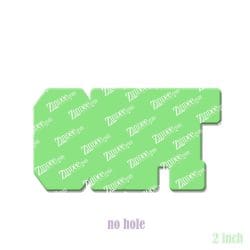 CHT acrylic blank (2 inch) NO HOLE (5 piece minimum)