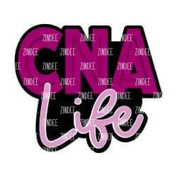 CNA Life – Mini Acrylic Charm Blank (1.5") | Optional Sticker or UV DTF