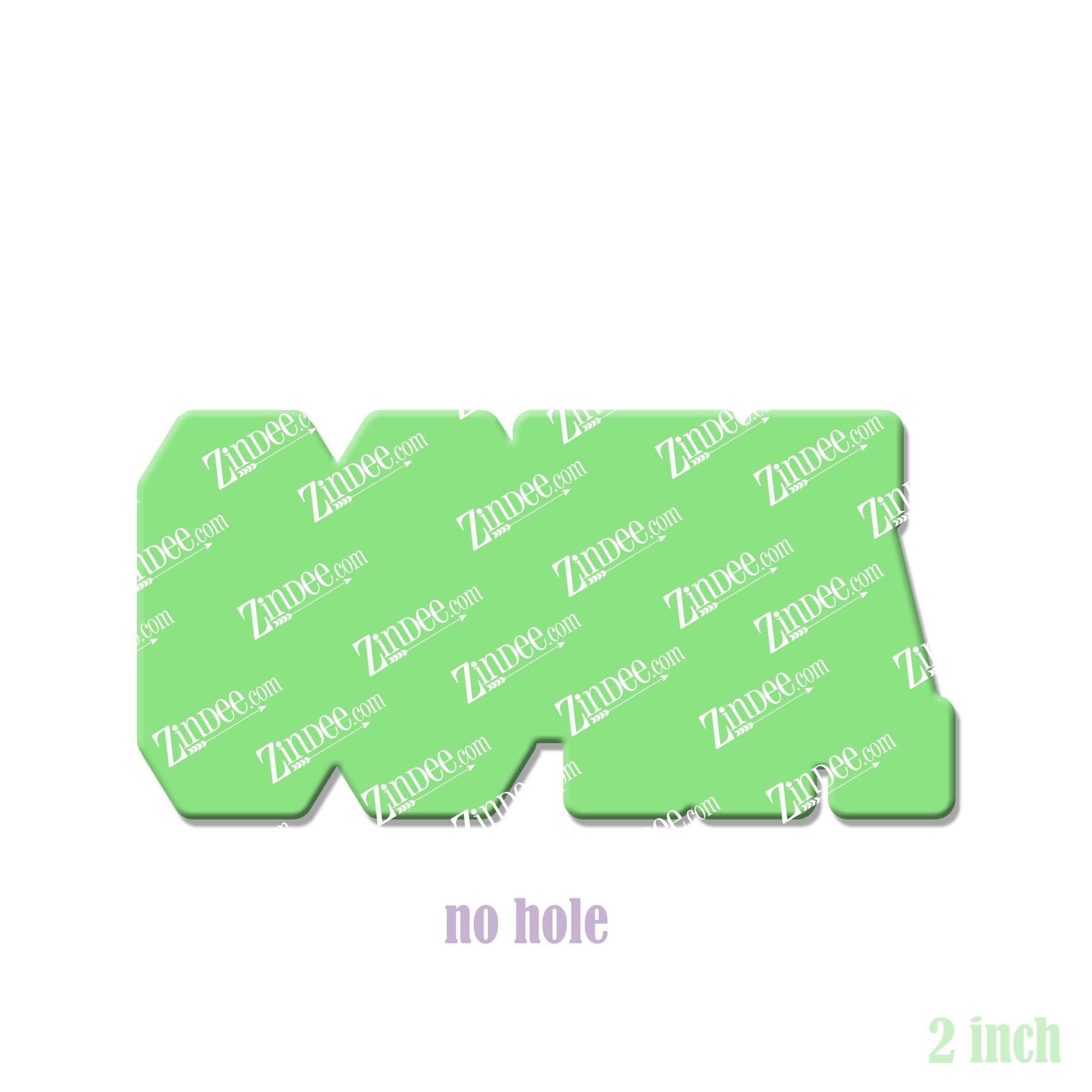 Alternative view of COTA Acrylic Blank- Sticker- UV DTF (2 inch) NO HOLE