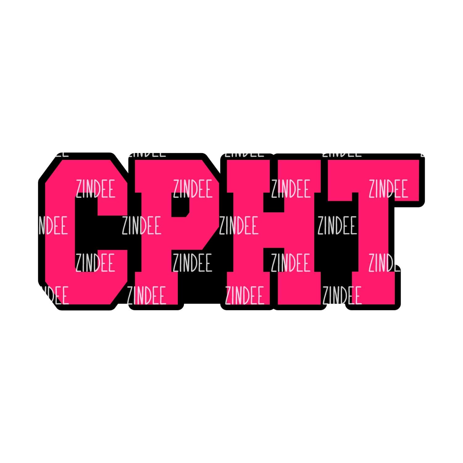 Alternative view of CPHT acrylic blank (3 inch)