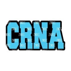 Alternative view of CRNA acrylic blank (3 inch) (5 piece minimum)