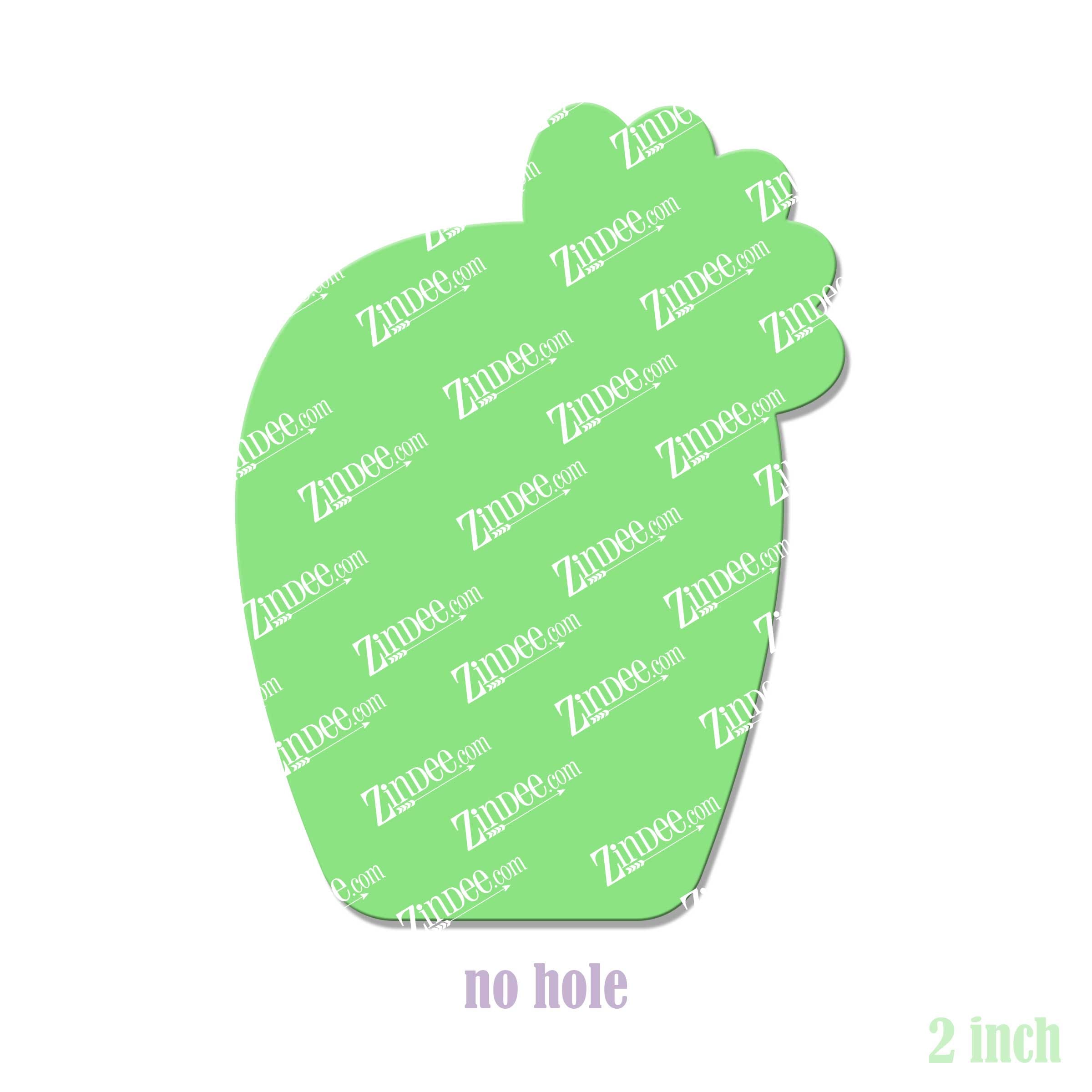 Alternative view of Cactus Baby Acrylic Blank- Sticker- UV DTF (2 inch) NO HOLE