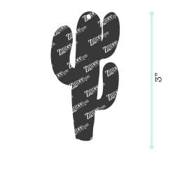 Cactus – Acrylic Keychain Blank (3") | Optional Sticker or UV DTF