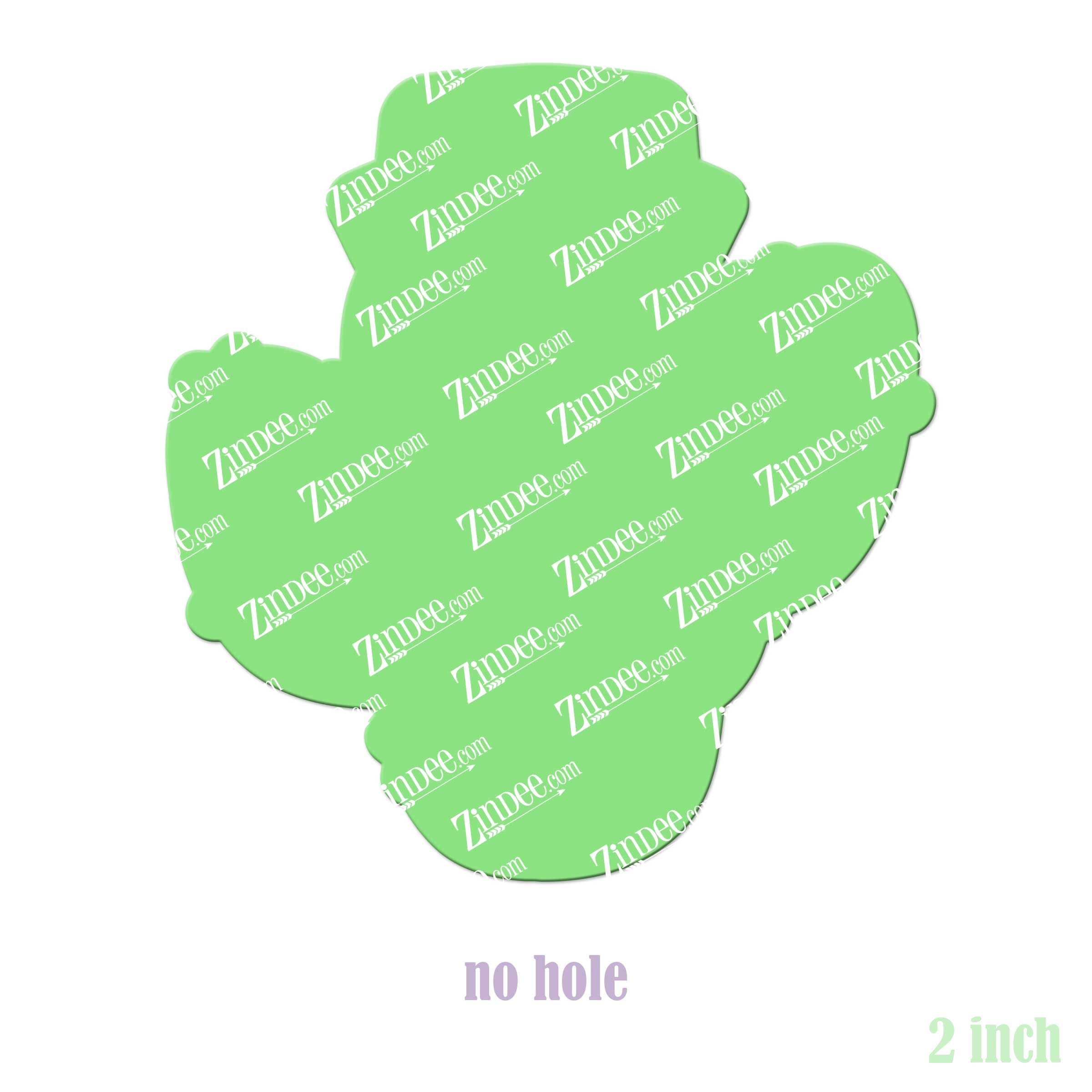 Alternative view of Cactus Nurse Acrylic Blank- Sticker- UV DTF (2 inch) NO HOLE