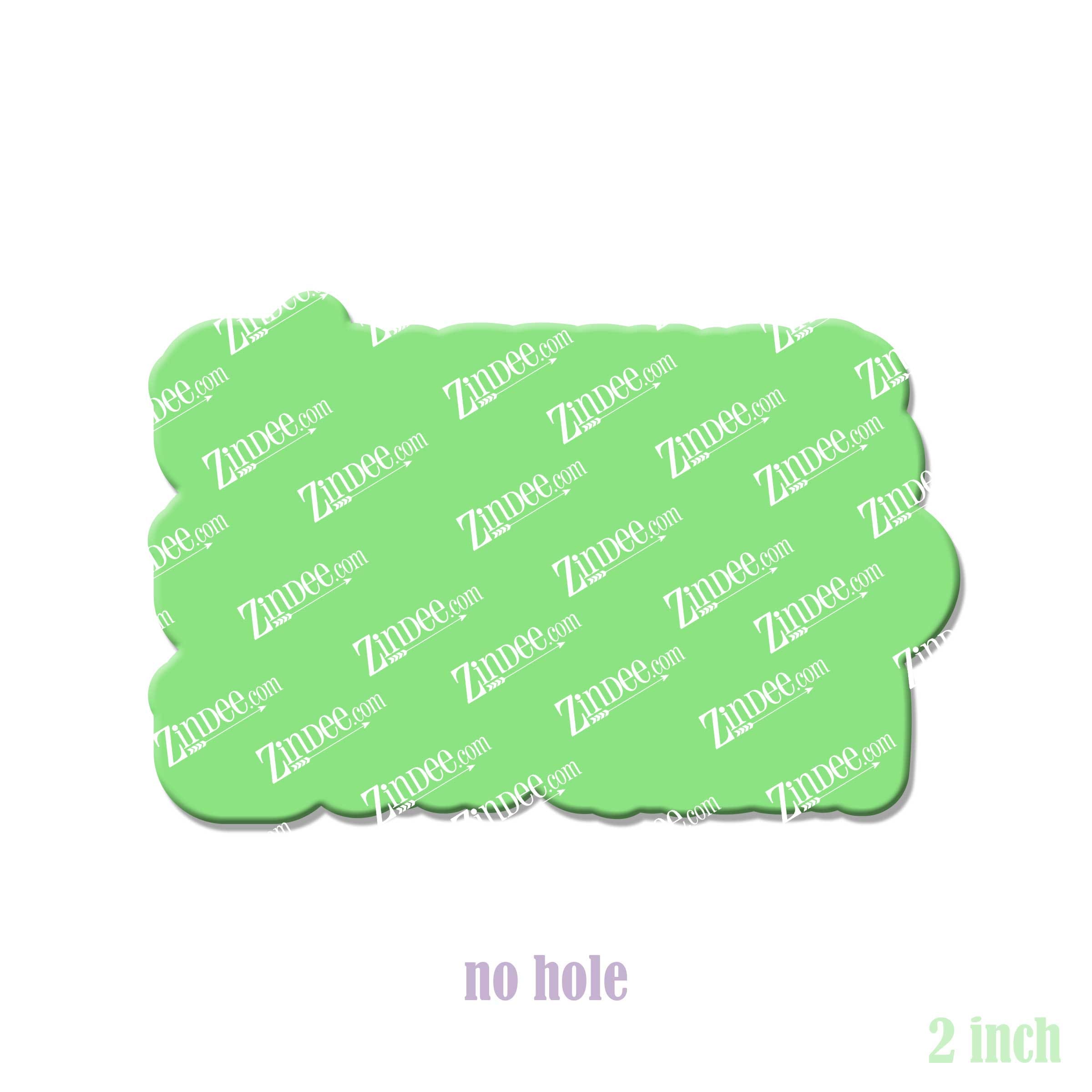 Caffeine Vaccine acrylic blank (2 inch) NO HOLE