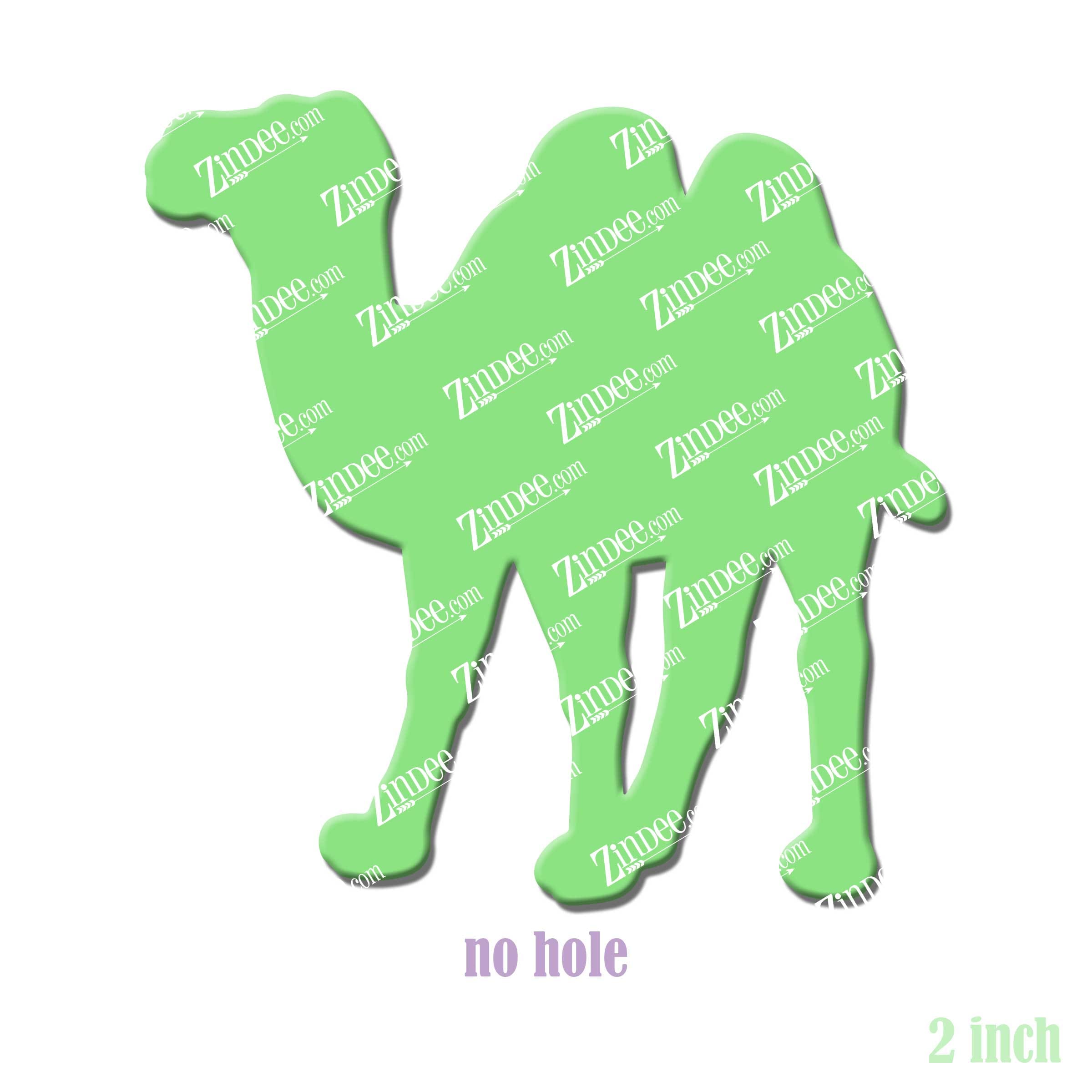 Camel acrylic blank (2 inch) NO HOLE (5 piece minimum)