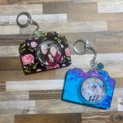 Camera – Acrylic Keychain Blank (3") | Optional Sticker or UV DTF - Image 4