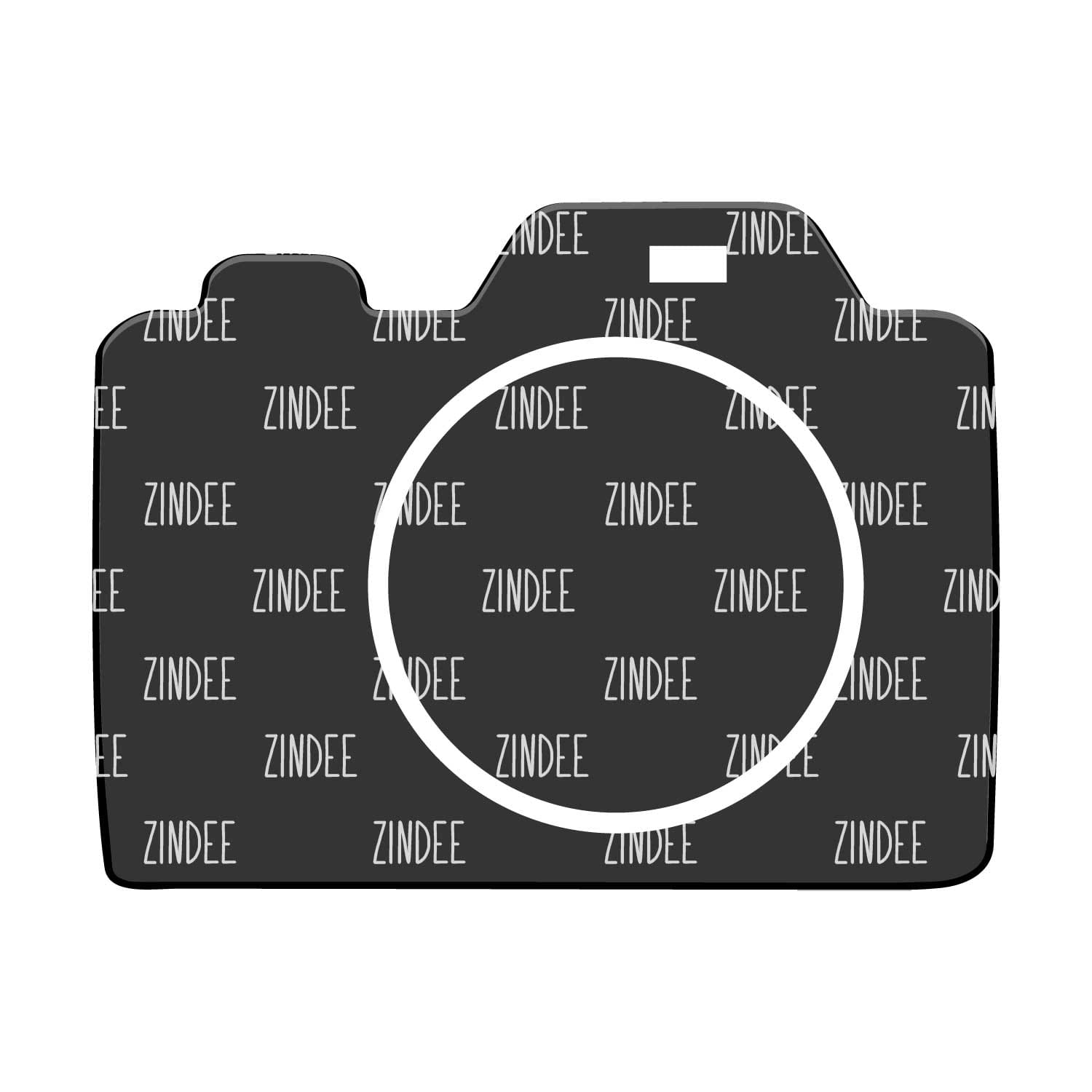 Camera Acrylic Blank- Sticker- UV DTF (2 inch) NO HOLE