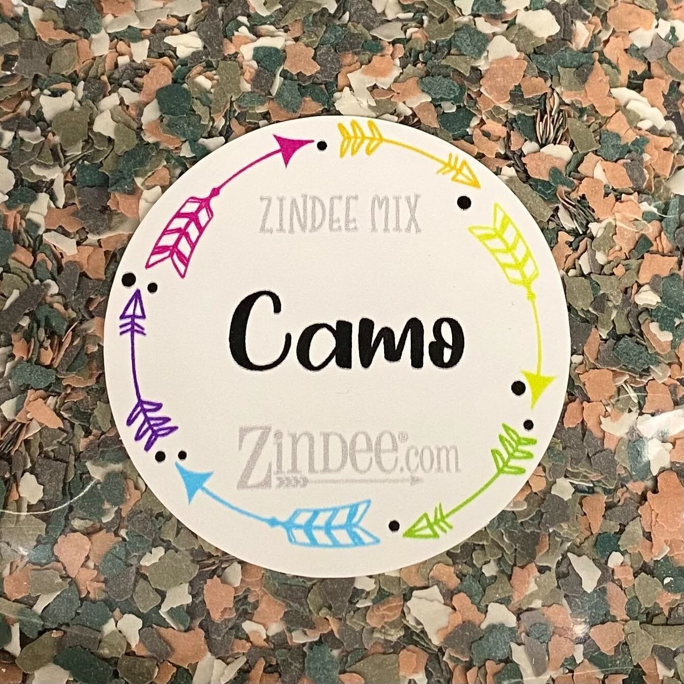Camo Matte Glitter (BAG) ZINDEE MIX
