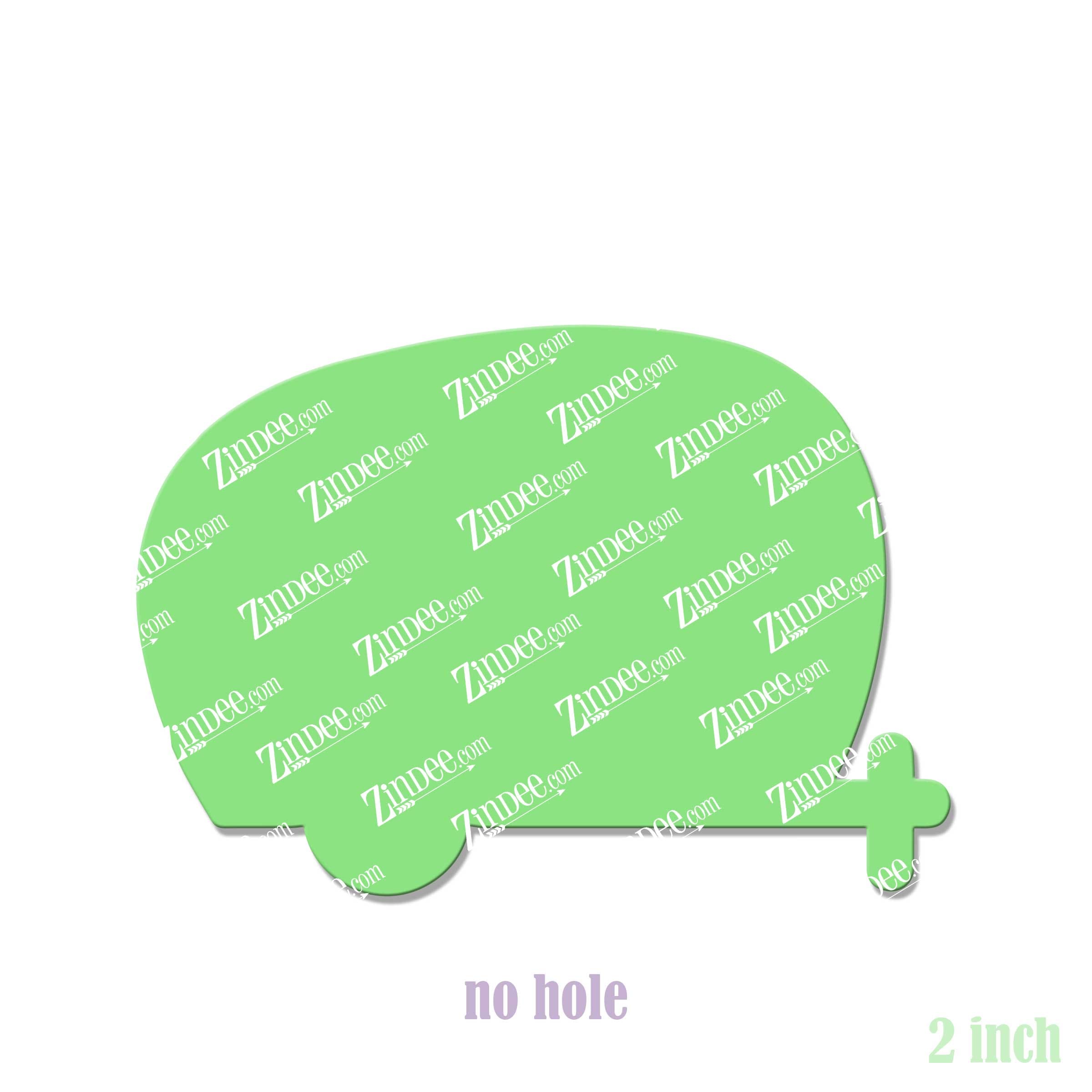 Alternative view of Camper Acrylic Blank- Sticker- UV DTF (2 inch) NO HOLE