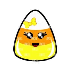 Alternative view of Candy Corn acrylic blank (5 inch)