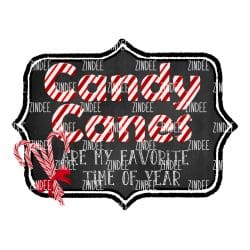 Candy Canes are my Favorite (Sublimation Transfer)