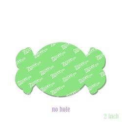 Alternative view of Candy in Wrapper – Acrylic Badge Reel Blank (2") No Hole | Optional Sticker or UV DTF