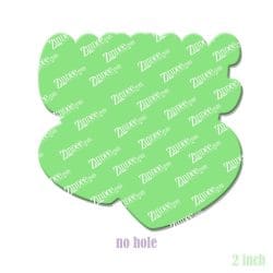 Alternative view of Cardiac – Acrylic Badge Reel Blank (2") No Hole | Optional Sticker or UV DTF