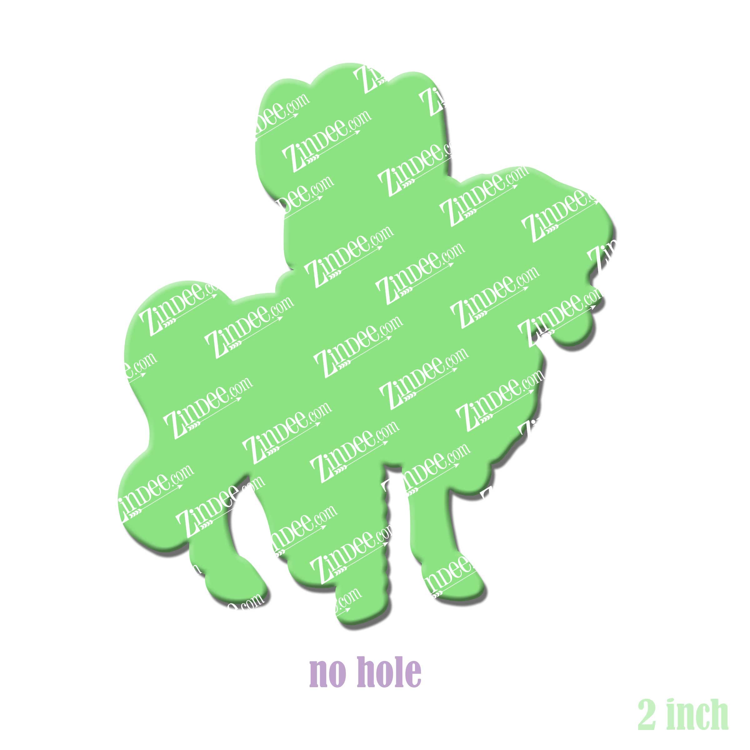 Carousel Horse acrylic blank (2 inch) NO HOLE (5 piece minimum)