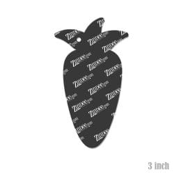 Alternative view of Carrot – Acrylic Keychain Blank (3") | Optional Sticker or UV DTF