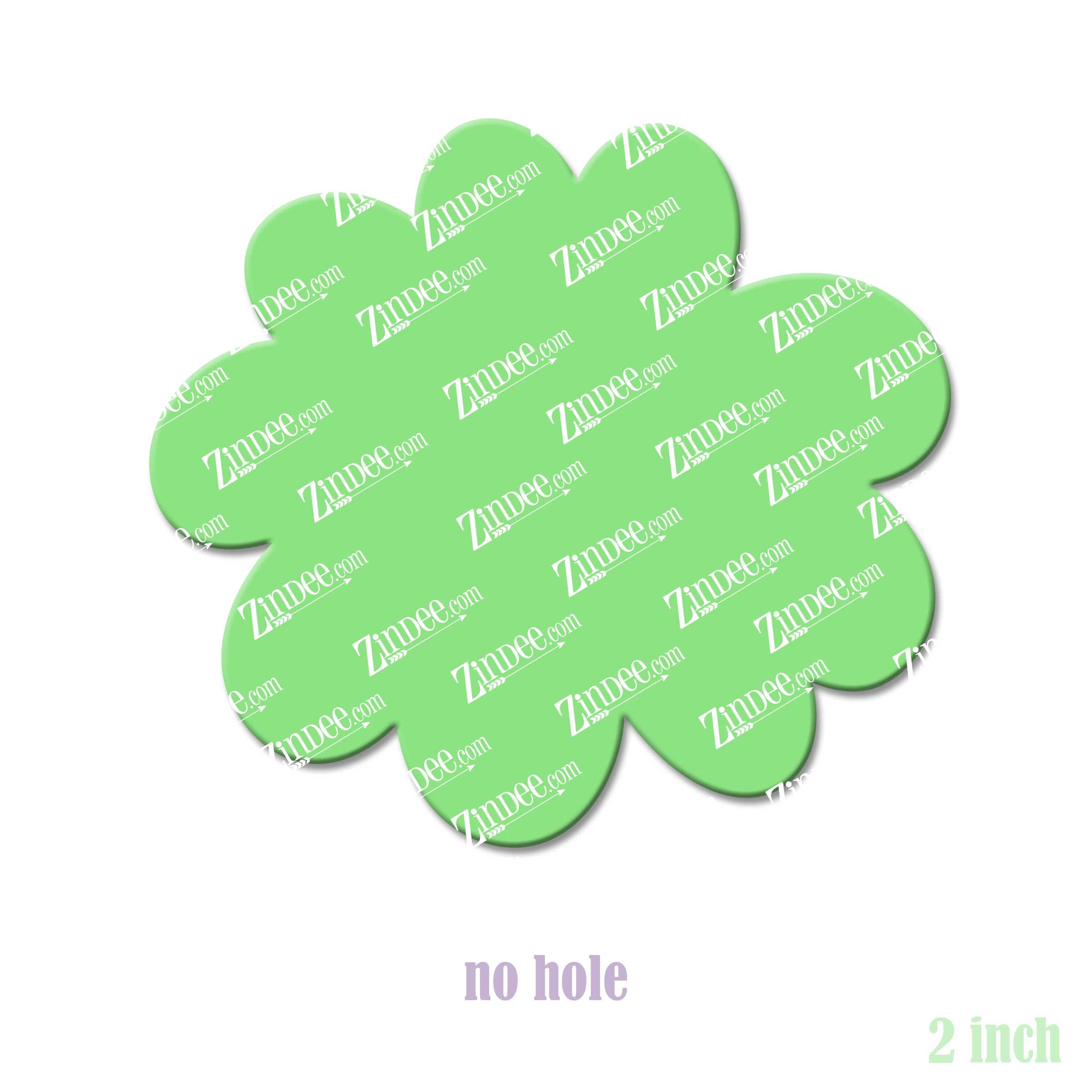 Alternative view of Cartoon Daisy Acrylic Blank- Sticker- UV DTF (2 inch) NO HOLE