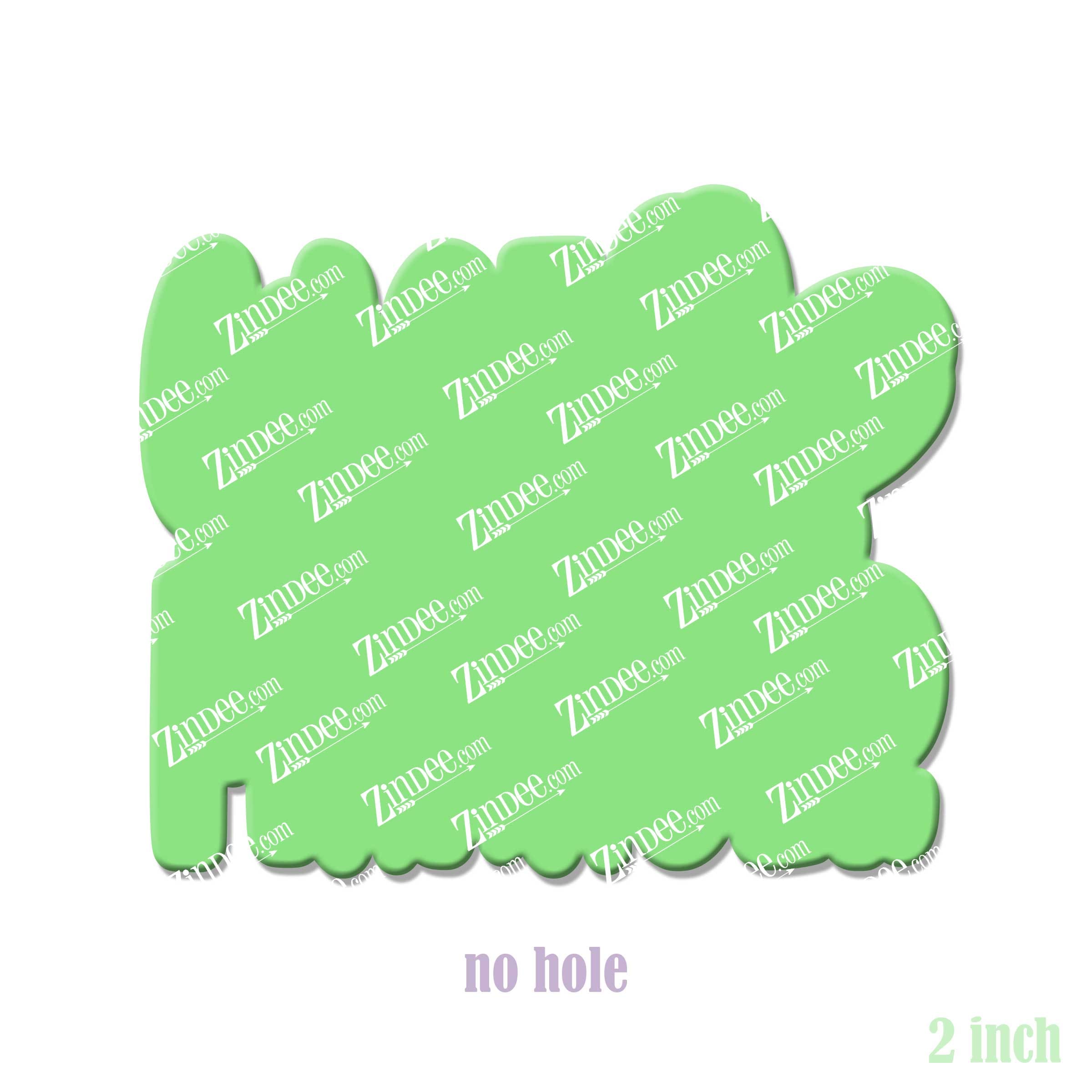 Alternative view of Case Manager Acrylic Blank- Sticker- UV DTF (2 inch) NO HOLE