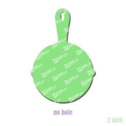 Alternative view of Cast Iron Skillet – Acrylic Badge Reel Blank (2") No Hole | Optional Sticker or UV DTF