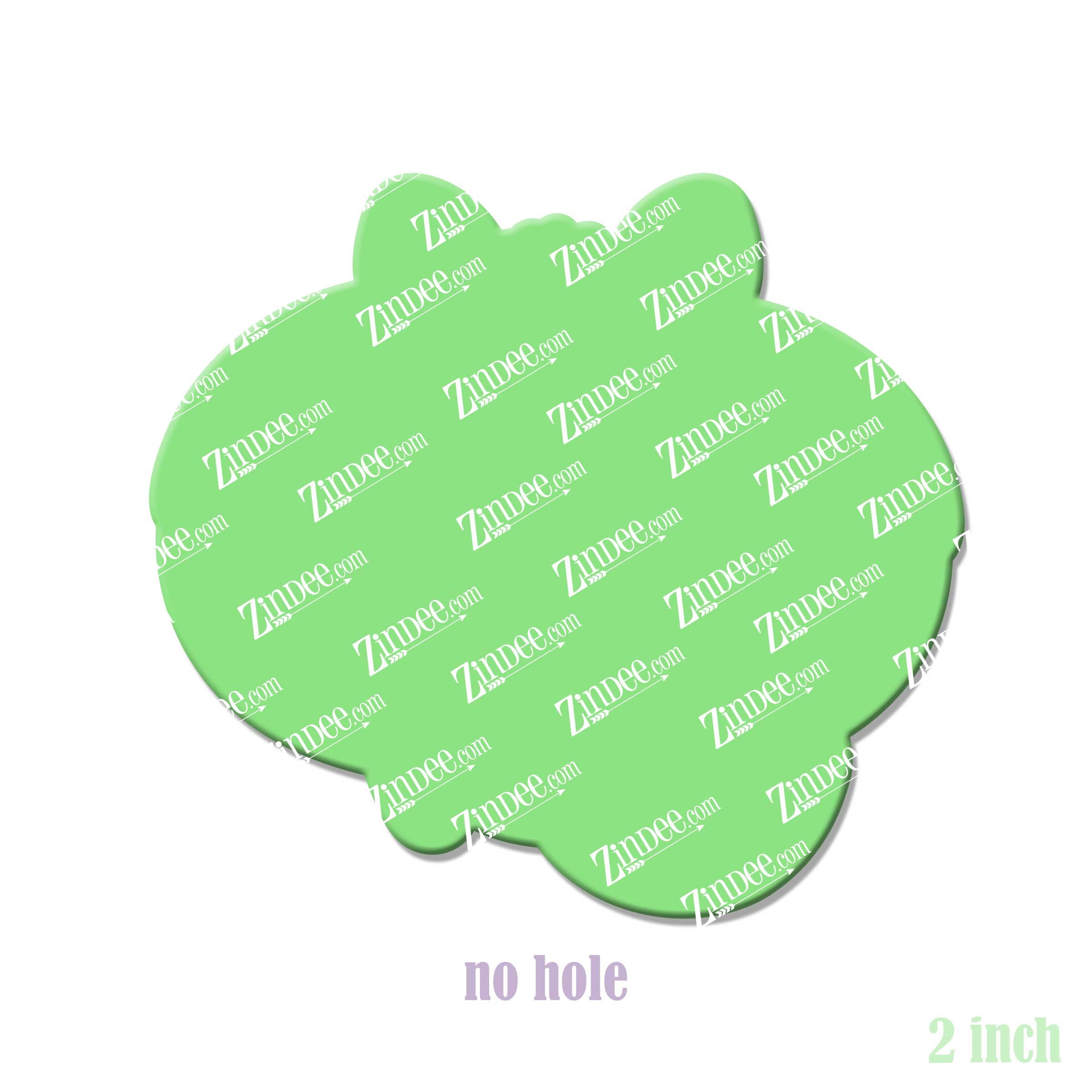 Alternative view of Cat Donut Acrylic Blank- Sticker- UV DTF (2 inch) NO HOLE