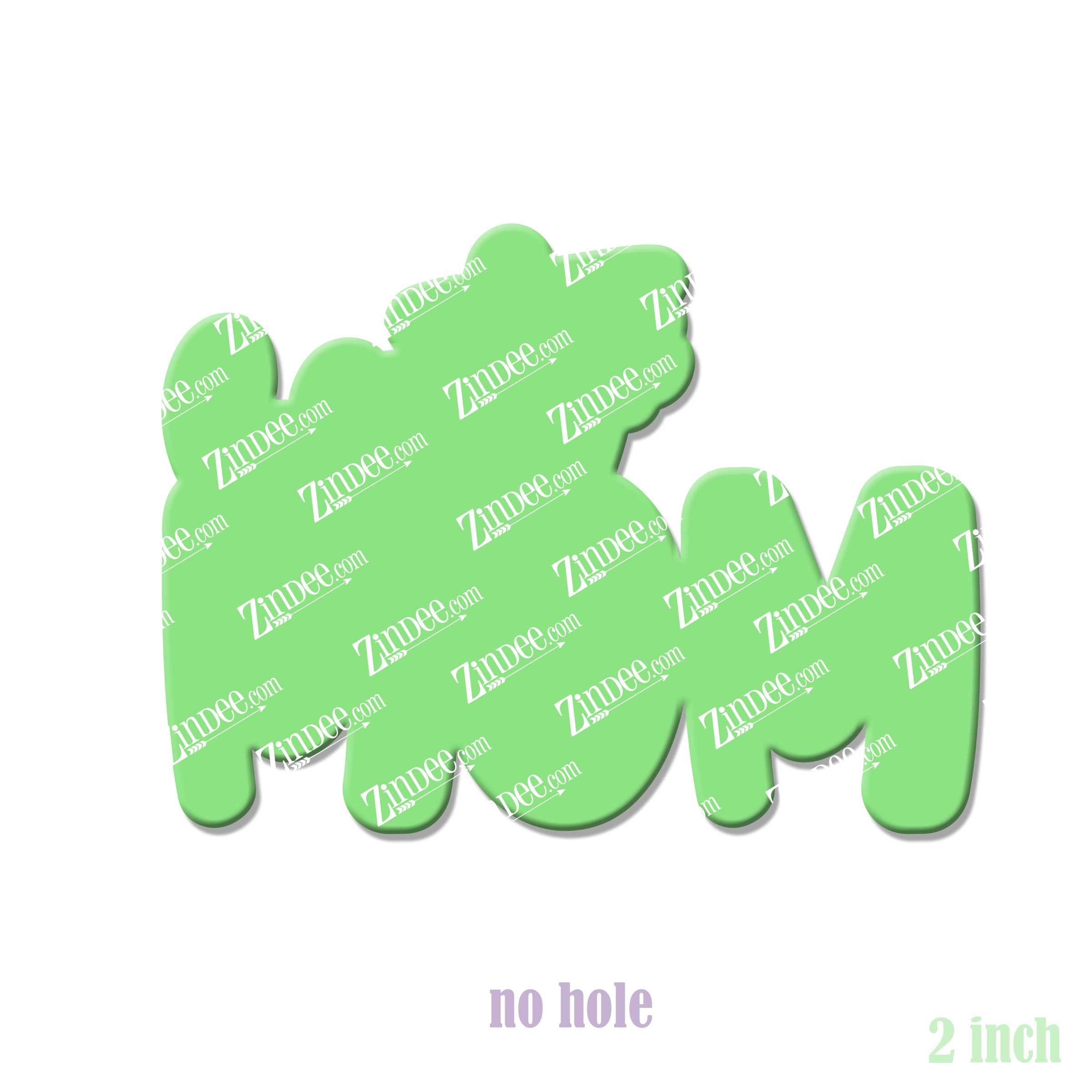 Alternative view of Cat Mom Acrylic Blank- Sticker- UV DTF (2 inch) NO HOLE