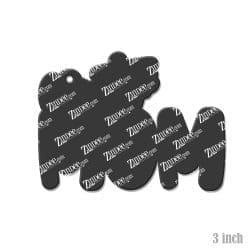 Alternative view of Cat Mom Acrylic Blank- Sticker- UV DTF (3 inch)