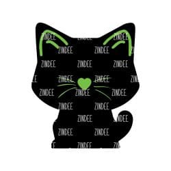Alternative view of Cat – Acrylic Keychain Blank (3") | Optional Sticker or UV DTF