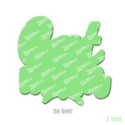 Alternative view of Cat Whiskers Mom – Acrylic Badge Reel Blank (2") No Hole | Optional Sticker or UV DTF