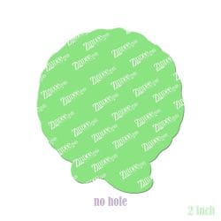 Alternative view of Cat Wreath – Acrylic Badge Reel Blank (2") No Hole | Optional Sticker or UV DTF