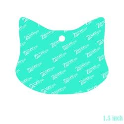 Alternative view of Cat Head Acrylic Blank- Sticker- UV DTF (1.5 inch)