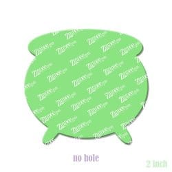 Alternative view of Cauldron – Acrylic Badge Reel Blank (2") No Hole | Optional Sticker or UV DTF