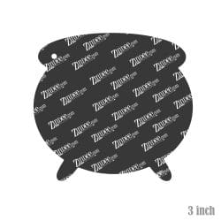 Alternative view of Cauldron – Acrylic Keychain Blank (3") | Optional Sticker or UV DTF