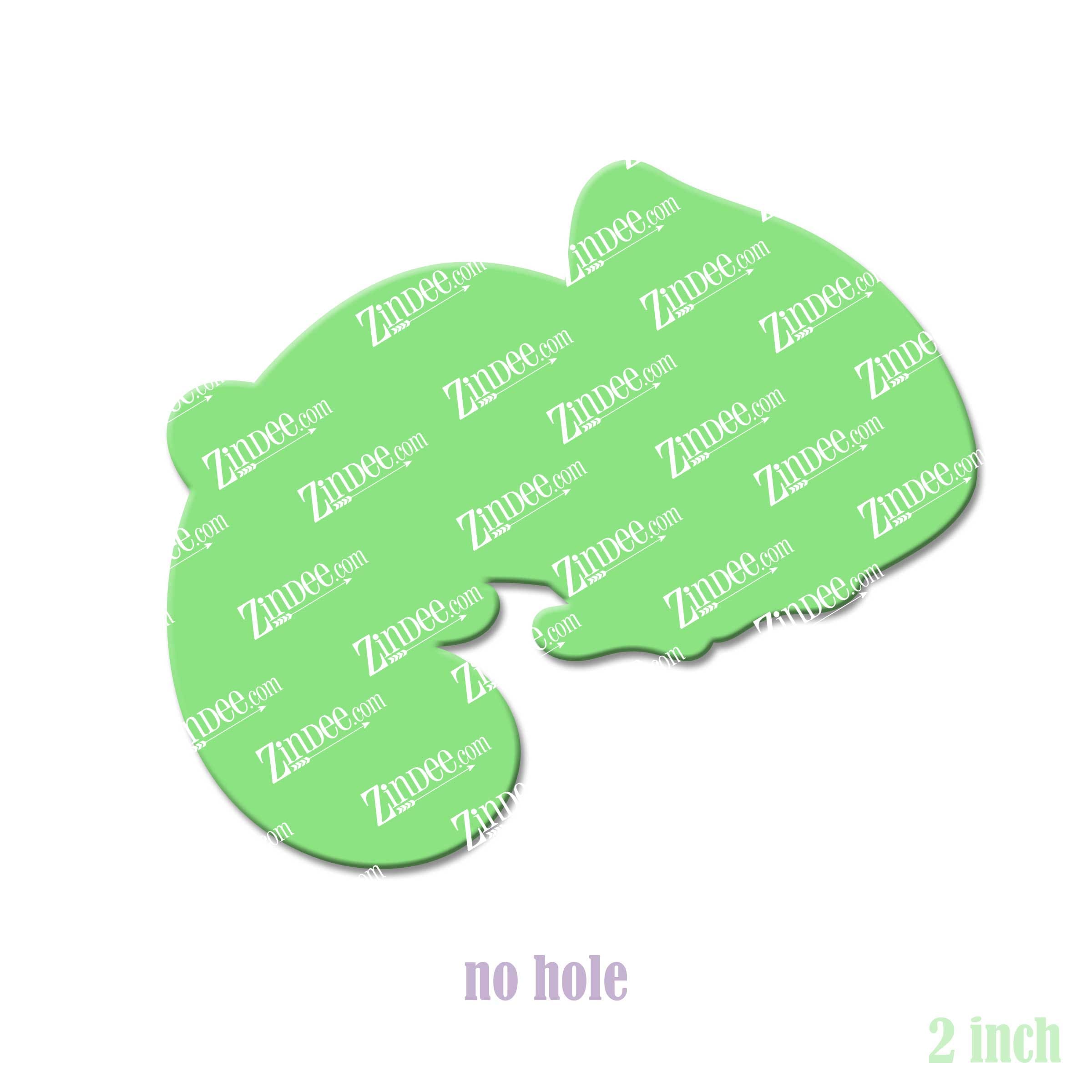 Alternative view of Chameleon Baby Acrylic Blank- Sticker- UV DTF (2 inch) NO HOLE